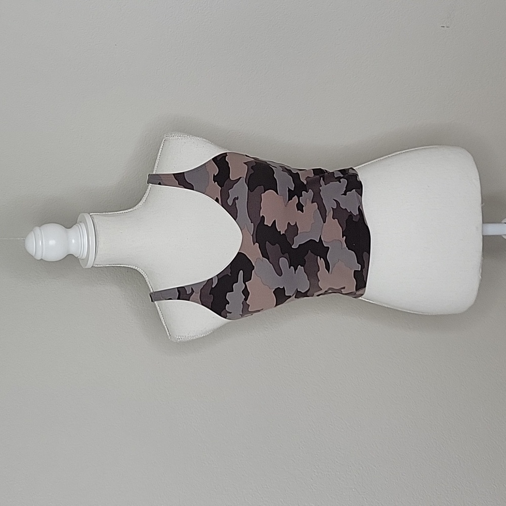 Lululemon Align Camo Heritage Dusty Bronze Workout Sports Bra